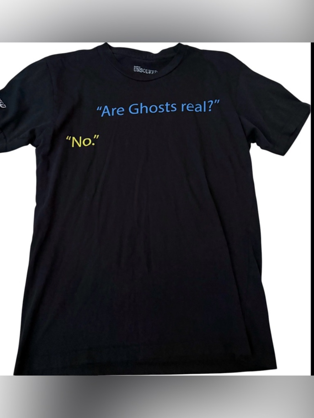 Buzzfeed‎ Unsolved Are Ghosts Real Shirt women’s small